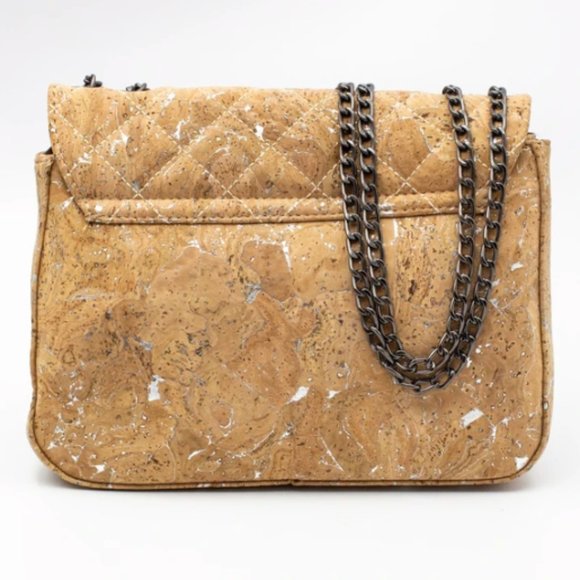 Eco-Friendly Cork Crossbody Bag - Picture 3 of 7